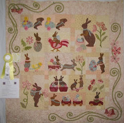 Wallhanging: Chocolate Bunnies