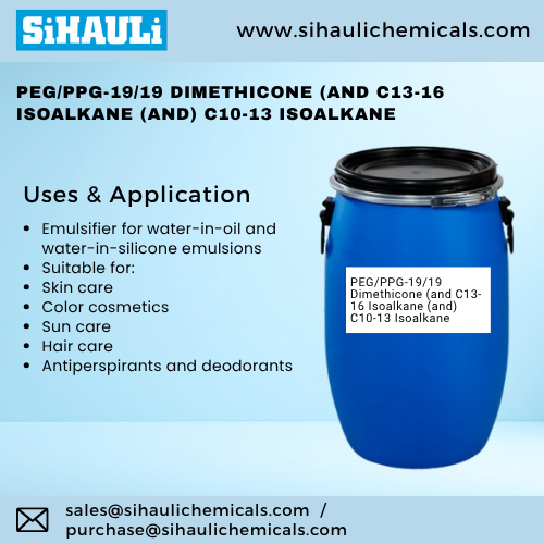 PEG/PPG-19/19 Dimethicone (and C13-16 Isoalkane (and) C10-13 Isoalkane