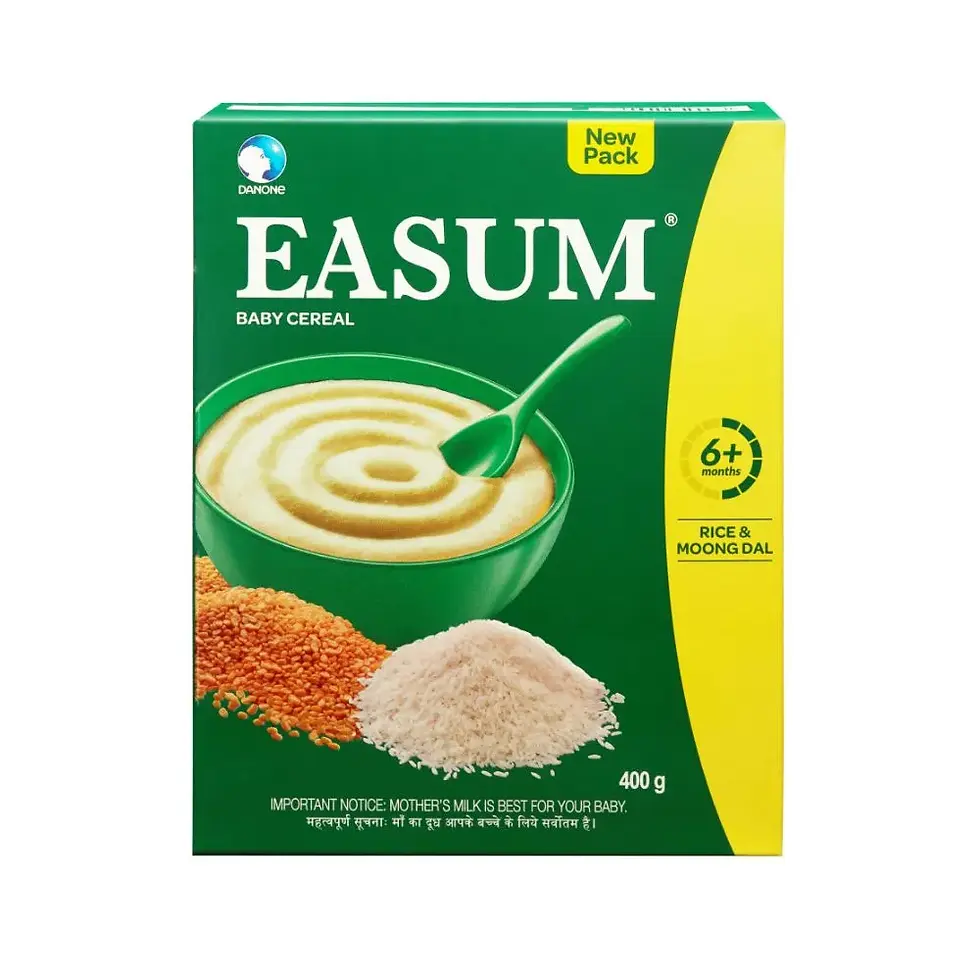 Thumbnail: Easum Baby Cereal Powder Rice & Moong Dal 400g