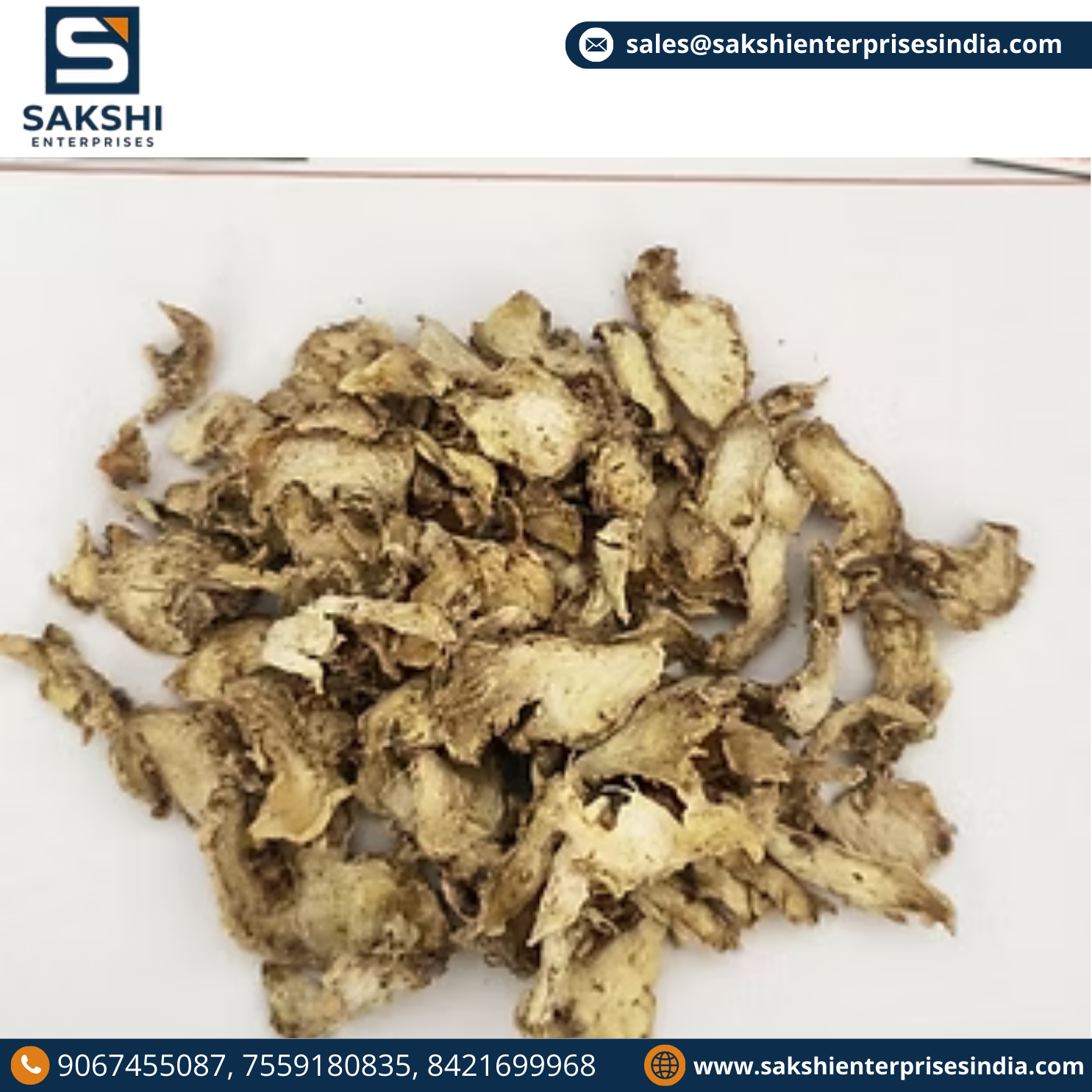 Dehydrated Ginger Flakes