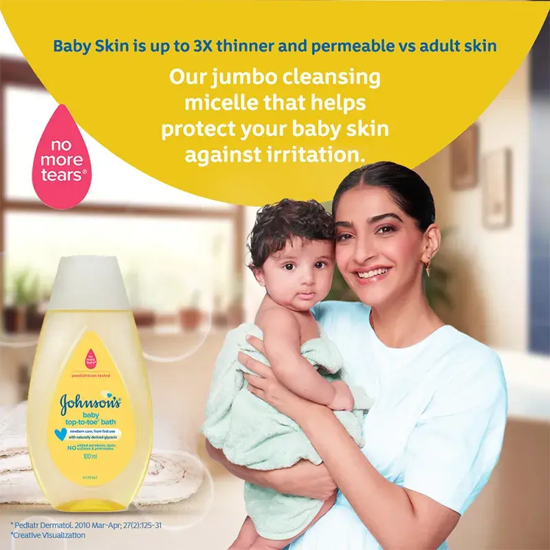 Thumbnail: Johnson's Top-To-Toe Baby Body Wash 100ml