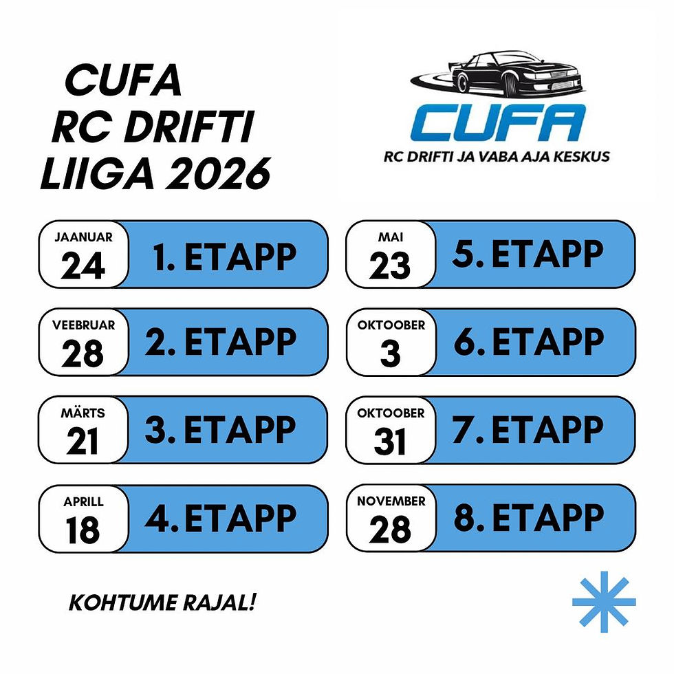 CuFa RC Drifti Liiga 2026