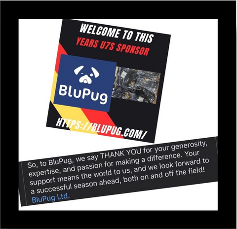 A leaflet announcing the sponsorship.