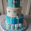 Thumbnail: Baptism Baby Blocks 3 Tier Cake