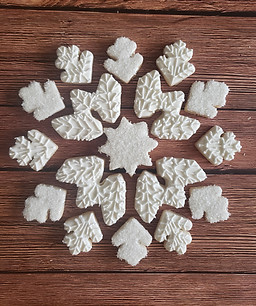 Snowflake Cookie Platter
