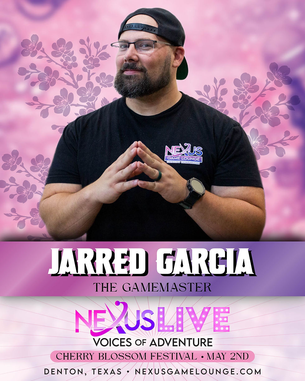 Jarred Garcia - Game Master - Nexus Live