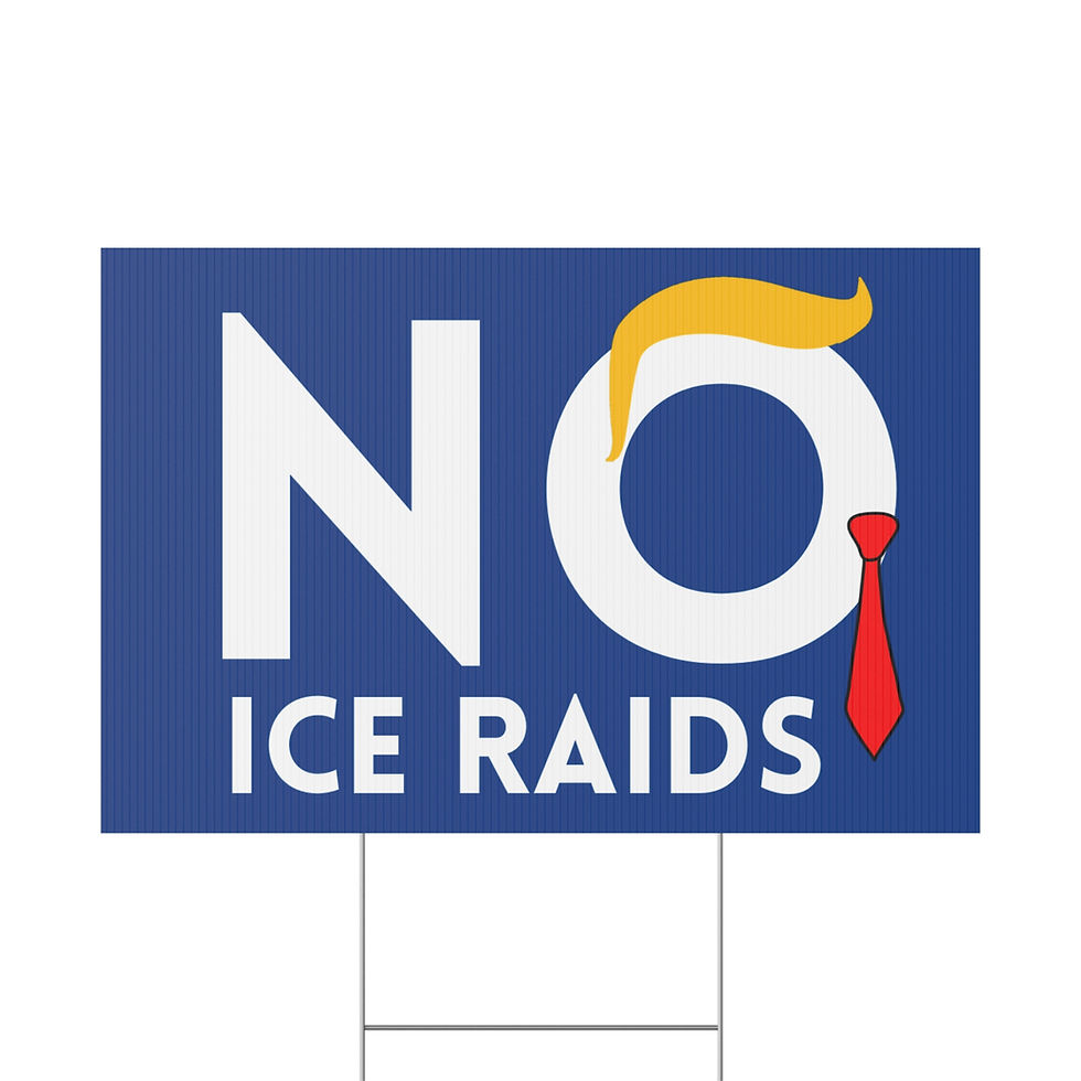 Thumbnail: ice protest signs bold lettering
