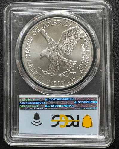 イーグル銀貨1枚(1オンス,2021年)～PCGS鑑定(MS70) タイプ2 初期