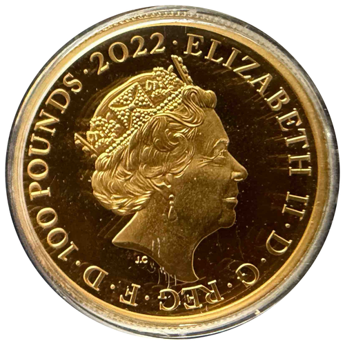 2022 英国 ジェームズ1世 1オンス ゴールドプルーフコイン £100