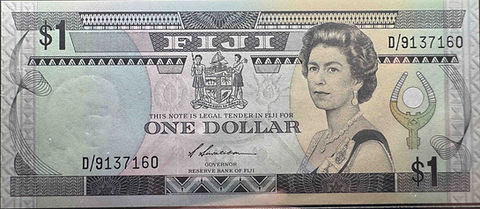 フィジー準備銀行 1ドル紙幣（ND 1983年発行 | GoldSilverJapan