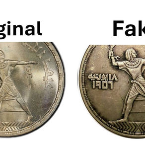How to Identify a Fake 1956 Egypt 50 Qirsh Silver Coin