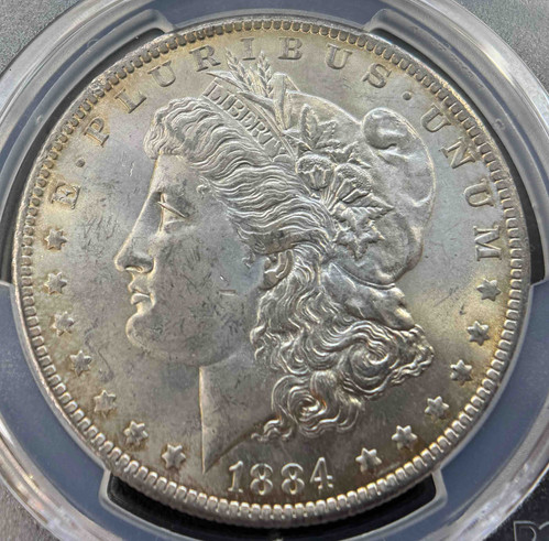 アメリカ　モルガンダラー　MS64　DMPL  銀貨　1880年　未使用 アメリカ モルガンダラー銀貨1884 o MS-64 PCGS | GoldSilverJapan