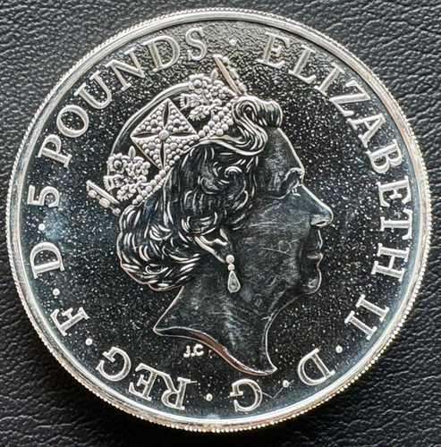 2017 イギリス Great Britain 2 オンス 銀貨 クィーンズビースト (The