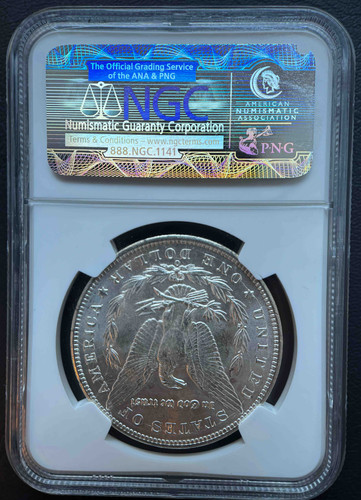 1899年 アメリカ モルガンダラー銀貨 NGC MS64 1899年 オーモルガンシルバーダラー NGC認定 MS64 | GoldSilverJapan