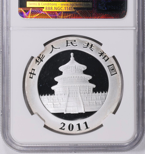 春*番様 2011年 中華人民共和国 パンダ銀貨 10元 2011年 中国パンダ銀貨 10元 NGC MS69ーGoldSilverJapan | GoldSilverJapan
