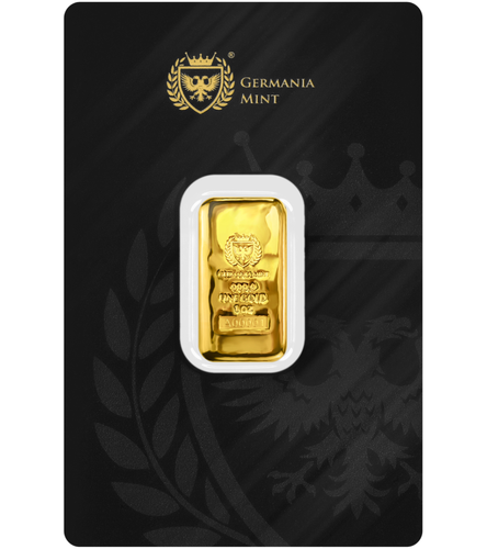ゲルマニアキャストバー1オンス ゲルマニア・ミント（Germania Mint）「1オンス ゴールド キャストバー