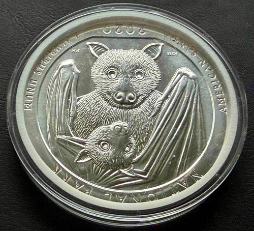 1オンス銀貨 × 2枚／純銀 2020年サモア5TALA銀貨 アメリカ 2020年 アメリカン・サモア国立公園 5オンス銀貨 アメリカ