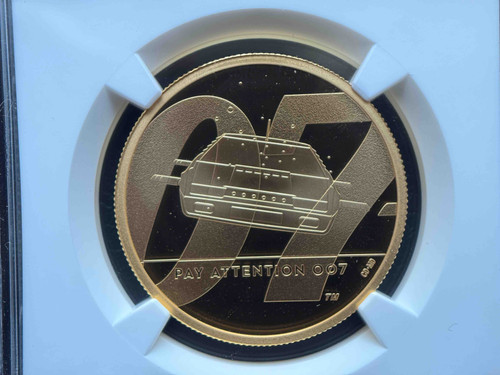 2020年 英国 100ポンド 金貨 ジェームズ・ボンド 007 “Bond, James
