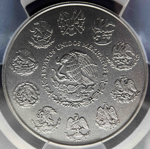 2018メキシコ リベルタード 2オンス アンティーク仕上げ銀貨 PCGS SP70