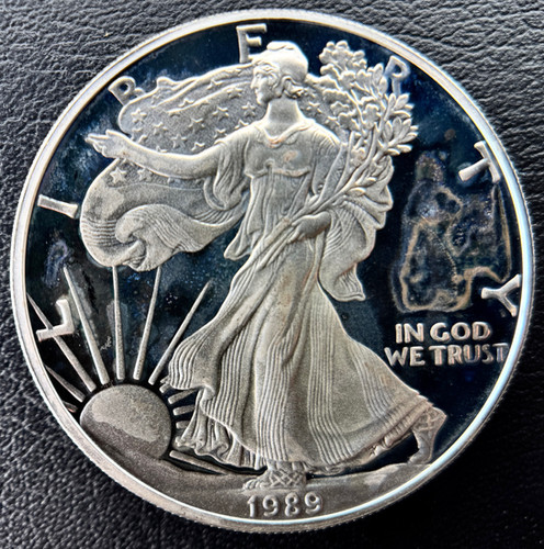 1989年 アメリカイーグル 1オンス銀貨プルーフコイン