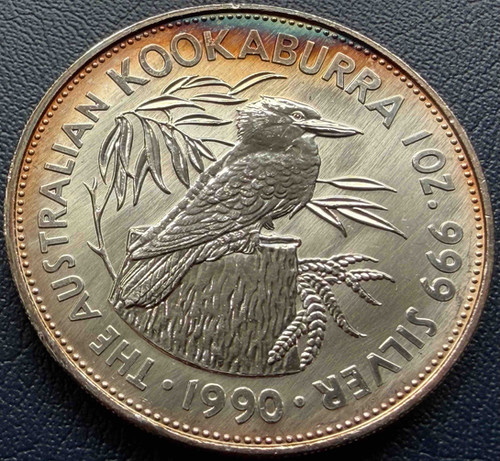 1990年 オーストラリア 5ドル銀貨 クッカバラ 1オンス シルバー