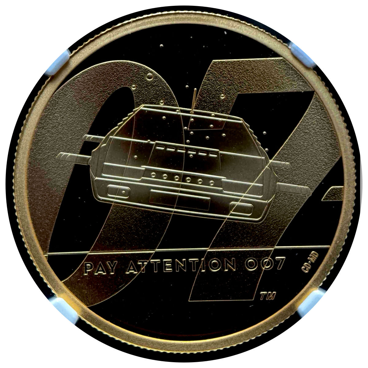 2020年 英国 100ポンド 金貨 ジェームズ・ボンド 007 “Bond, James Bond” 1oz プルーフ NGC PF69 ULTRA CAM