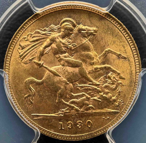 1930年 南アフリカ ソブリン金貨 PCGS MS64 | GoldSilverJapan