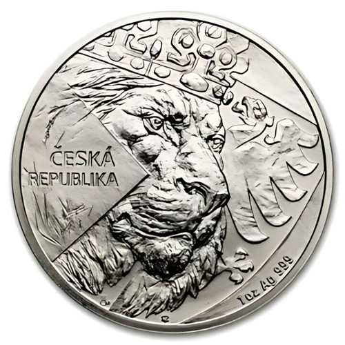 2024年 ニウエ 2ドル チェコ・ライオン 1オンス銀貨 純度 .999