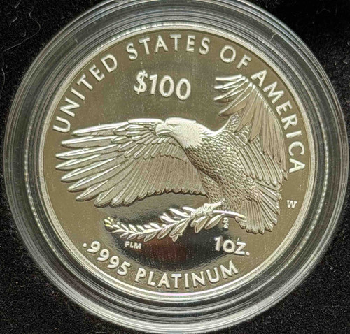 アメリカ合衆国 2022年-W 100ドル プラチナ・プルーフコイン「Freedom