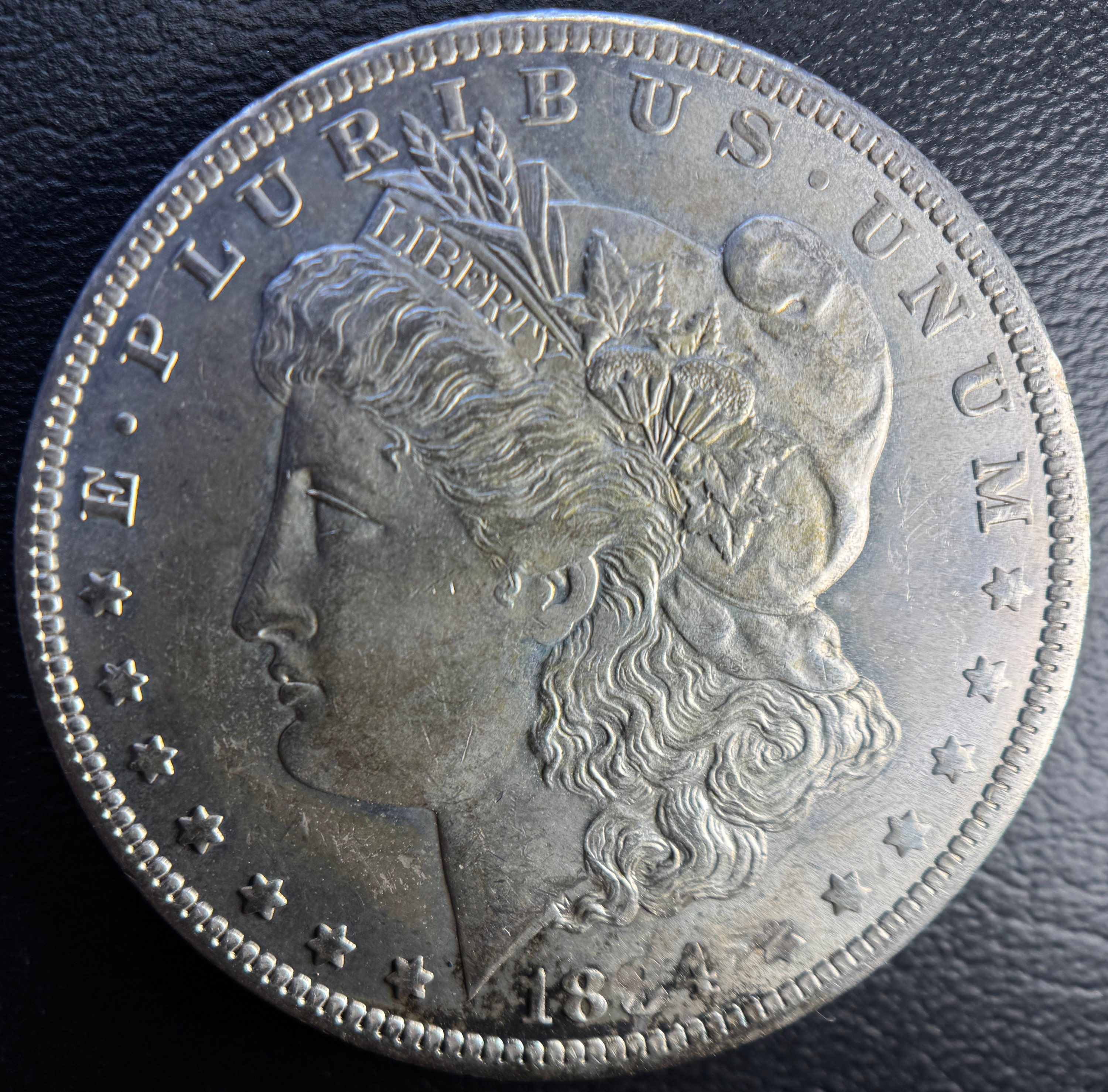 1884 Morgan Dollar Silver 1 Dollar Coin