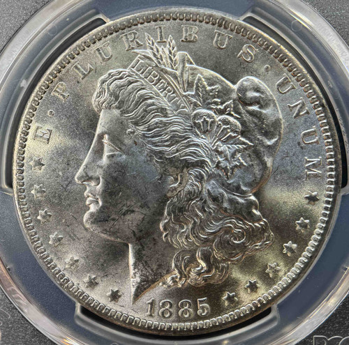 アメリカ　モルガンダラー銀貨1885 o MS-62 PCGS PCGS鑑定MS66】1885年 米国モルガンダラー モーガンダラー 銀貨