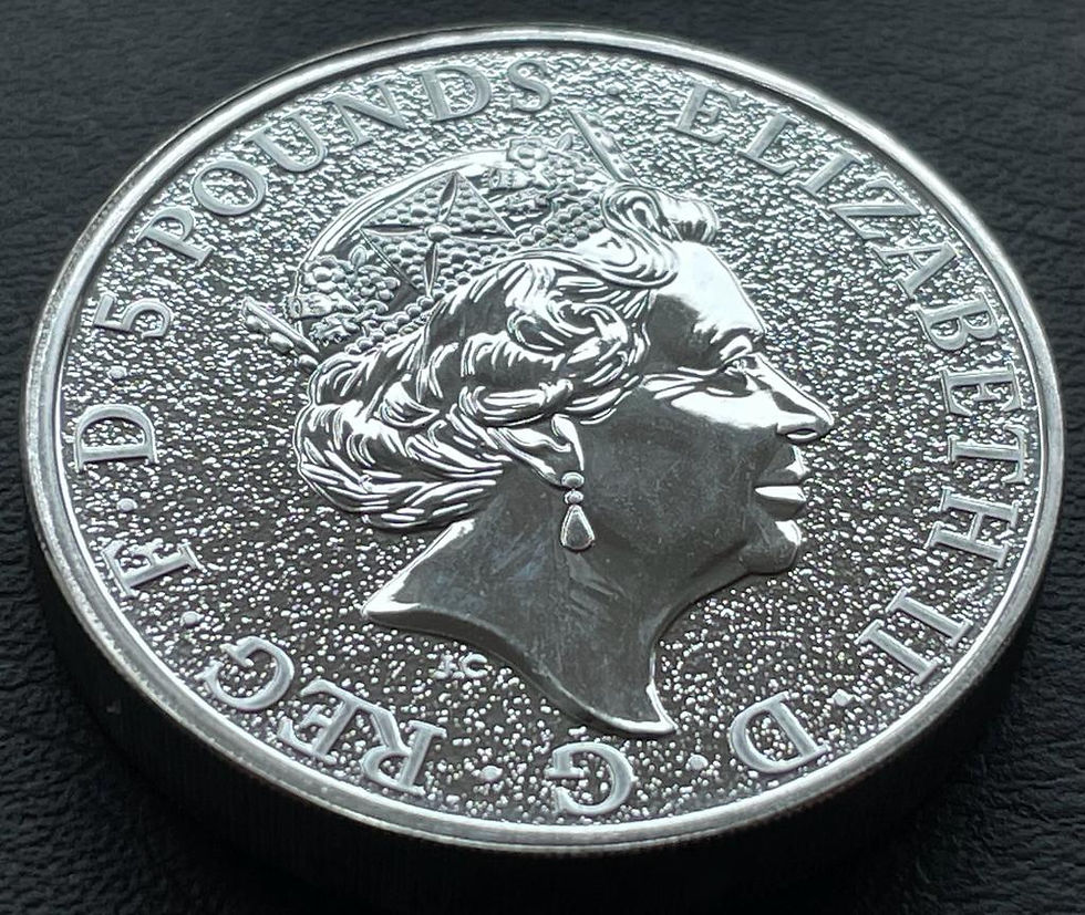 2017 イギリス 2 オンス 銀貨 クィーンズビースト (ドラゴン)ケース 