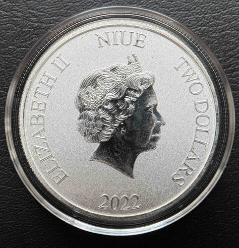 2020 ニウエ　ディズニーラブ 2ドル銀貨　1オンス　限定　新品 nz1599102998