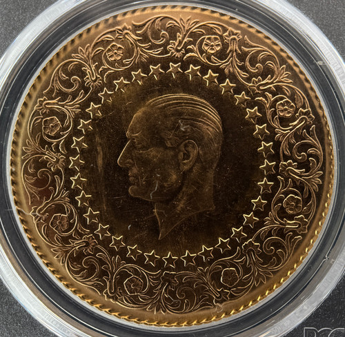 1968年トルコ Monnaie Deluxe100クルシュ PCGS MS65 1968年トルコ Monnaie Deluxe100クルシュ PCGS MS65