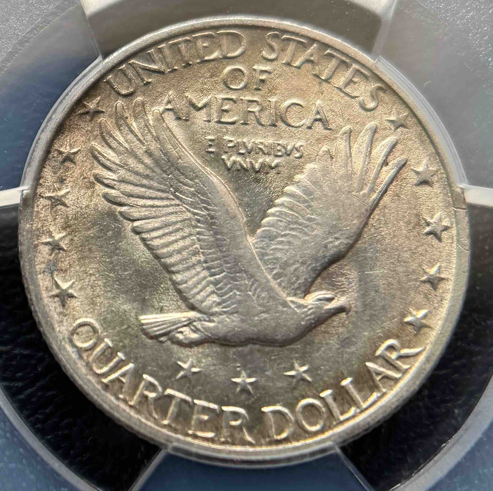 1923年 スタンディング・リバティ・クォーター銀貨PCGS AU 55 1923年 スタンディング・リバティ・クォーター銀貨PCGS AU 55