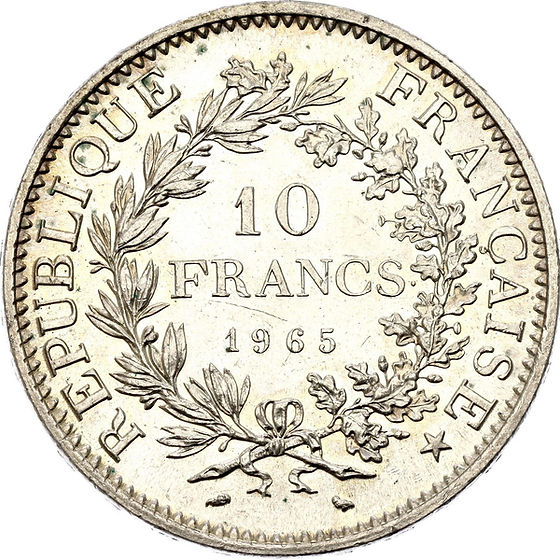 パリシイ族のスタテールフランス10フラン記念銀貨 フランス 10フラン銀貨（ヘラクレス／Hercules） | GoldSilverJapan