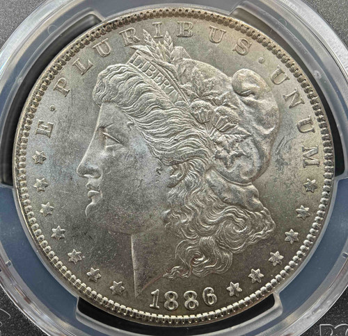 アメリカ　モルガンダラー銀貨1886 MS-62 PCGS アメリカ モルガンダラー銀貨1886 MS-62 PCGS | GoldSilverJapan