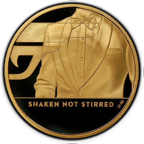 2020年 英国 100ポンド 金貨 ジェームズ・ボンド “Shaken Not Stirred
