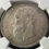 サムネイル： 1871年 ベルギー王国 5フラン銀貨（レオポルド2世） NGC認定 AU58