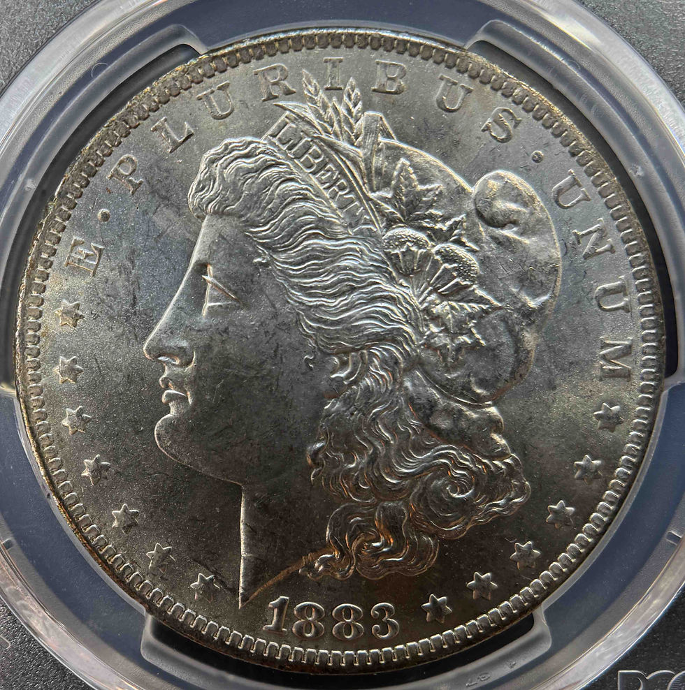 アメリカ モルガンダラー銀貨1883 o MS-64 PCGS | GoldSilverJapan
