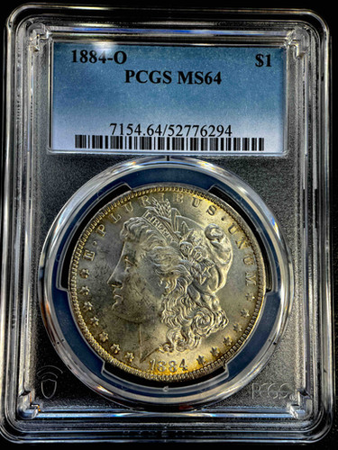 モルガン銀貨PCGSMS63 １８９５年 アメリカ モルガンダラー銀貨1884 o MS-64 PCGS | GoldSilverJapan