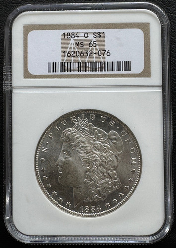 アメリカ モルガンダラー銀貨1884-O NGC MS 65 | GoldSilverJapan