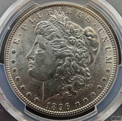 アメリカ古銭銀貨　モルガンダラー銀貨 1896年 PCGS/MS63 収蔵品放出 アメリカ モルガンダラー銀貨1896 MS-62 PCGS | GoldSilverJapan