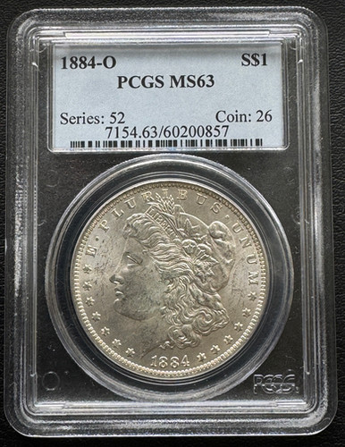 アメリカ モルガンダラー銀貨1884 O PCGS MS 63トーンコイン アメリカ モルガンダラー銀貨1884 O PCGS MS 63トーンコイン
