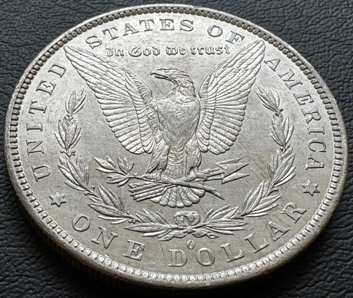 1883 O 年アメリカ モルガンドル銀貨 cleaned | GoldSilverJapan