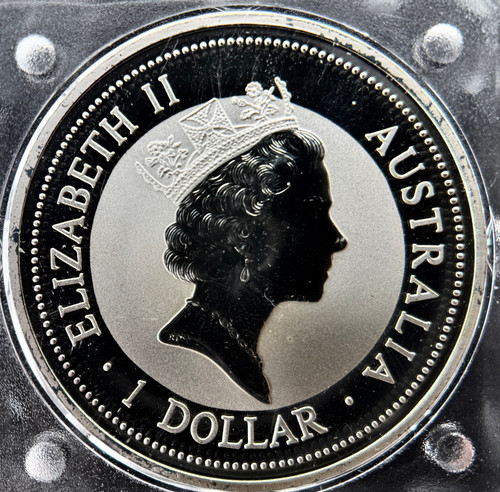 1996年 オーストラリア クッカバラ（カワセミ） 銀貨 1オンス 1