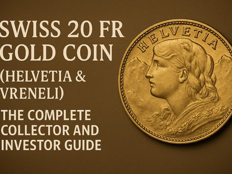 🇨🇭 Swiss 20 Francs Gold Coin (Helvetia & Vreneli): The Complete Collector and Investor Guide