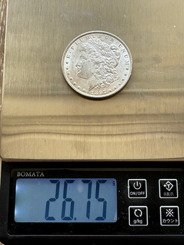 1897 年アメリカ モルガンドル銀貨 | GoldSilverJapan