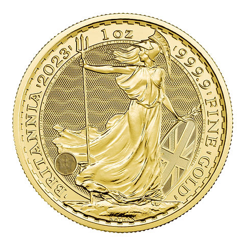 【チャールズ3世肖像】2023 戴冠式イギリスブリタニア1オンス銀貨 2023年 ブリタニア 1オンス金貨（チャールズ3世）―GoldSilverJapan