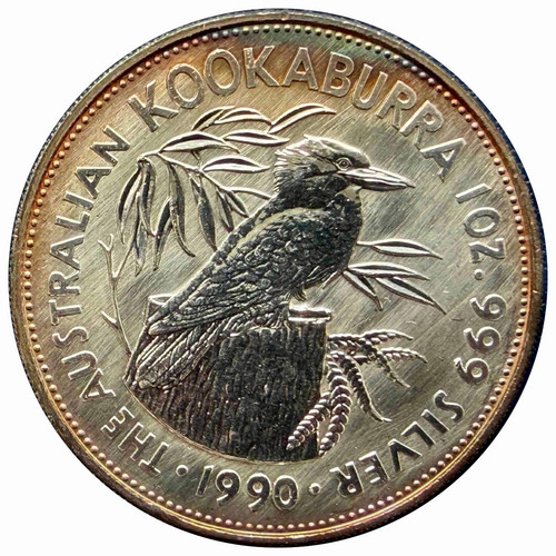1990年 オーストラリア 5ドル銀貨 クッカバラ 1オンス シルバー
